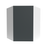Manhattan Wood Grey Diagonal Corner Wall Cabinet Matte 1