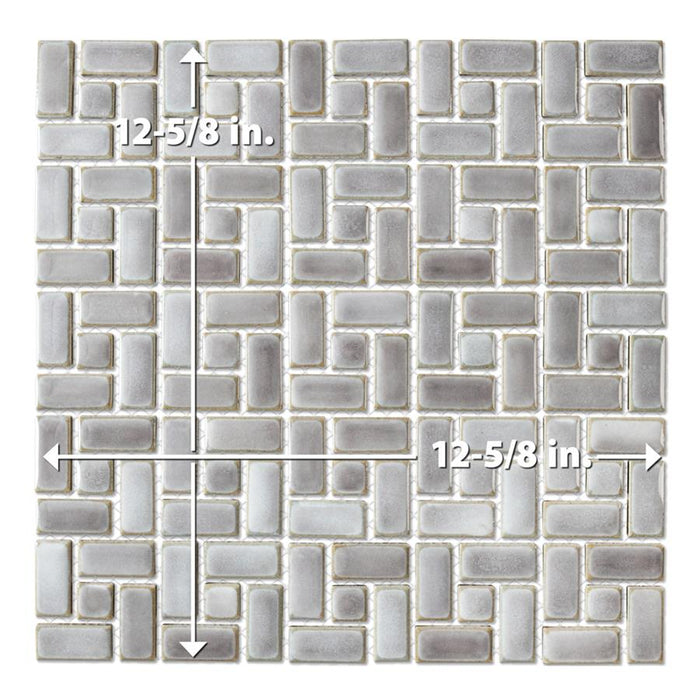 Hudson Porcelain Grey Eye Mosaic Glossy 3