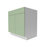 Manhattan Wood Sage Green Sink Base Cabinet Matte 2
