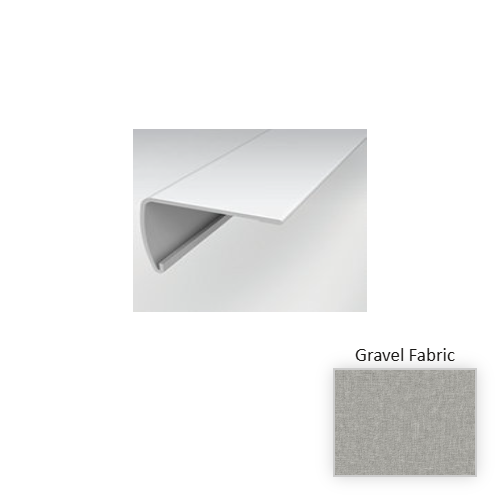 Loften Gravel Fabric luxury Vinyl Moulding / Trim - 94" Overlap Stair Nose