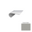 Loften Gravel Fabric luxury Vinyl Moulding / Trim - 94" Overlap Stair Nose
