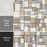 Llama Porcelain Mondrian Tile Mixed 5