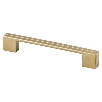 Skyline Zinc Modern Brushed Gold Cabinet Pull Modern Brushed Gold 2