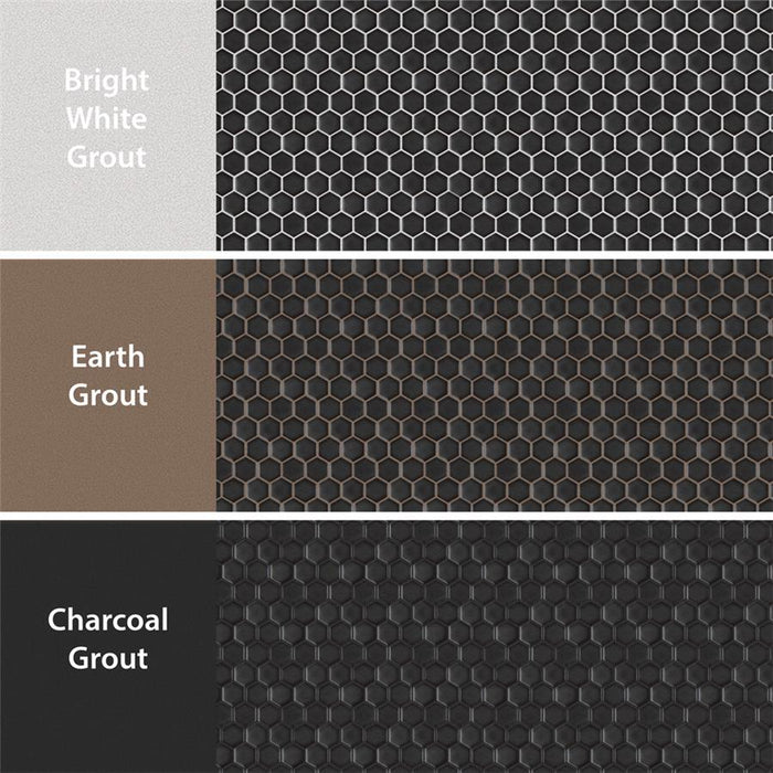 Colmena Porcelain Carbon Mosaic Matte 4