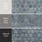 Cassis Porcelain Blue Mosaic Satin 4