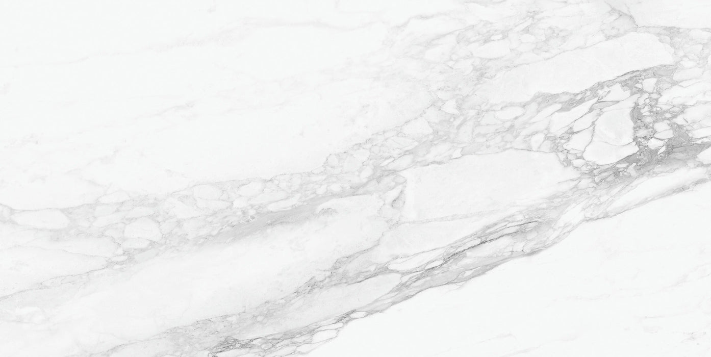 Bernini Porcelain White Marble Tile Polished 1