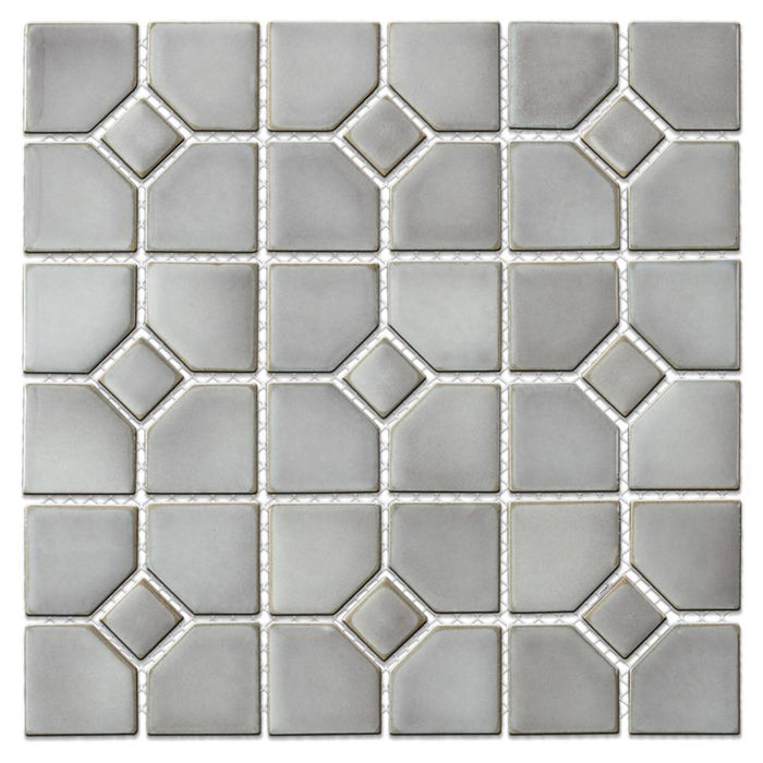 Hudson Porcelain Oxford Grey Eye Mosaic Glossy 3