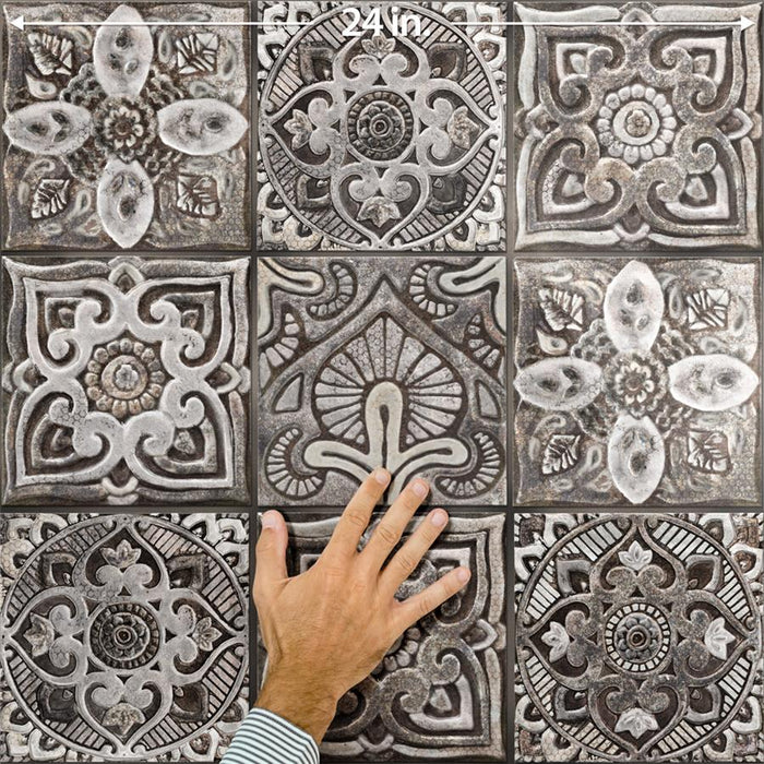 Mandala Ceramic Decor Mix Mystikos Tile Mixed 9