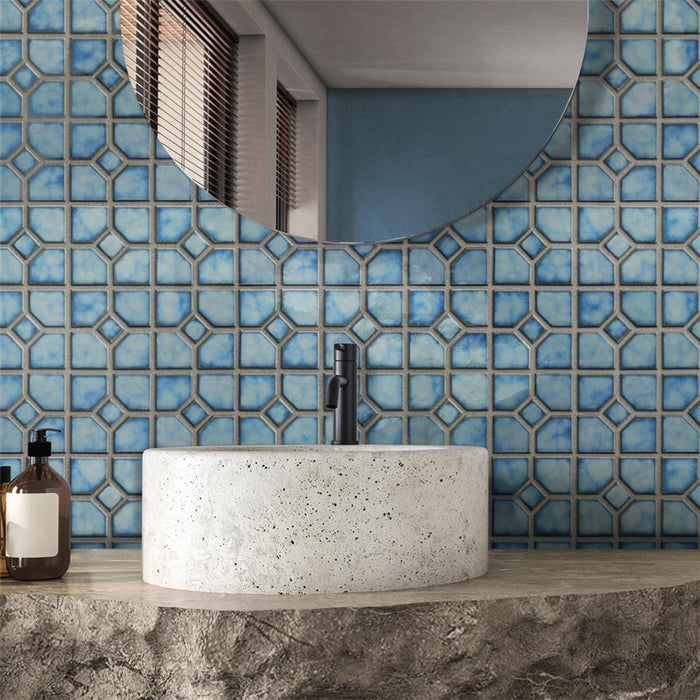 Hudson Porcelain Oxford Marine Mosaic Glossy 5