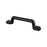 Traditional Advantage Two Zinc Matte Black Cabinet Pull Matte Black 1