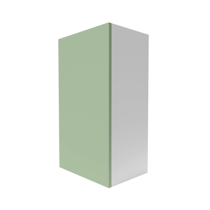 Manhattan Wood Sage Green Wall Cabinet Matte 2