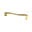 Roque Zinc Modern Brushed Gold Cabinet Pull Modern Brushed Gold 3