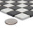 Gotham Porcelain Black and White Checker Mosaic Matte 8