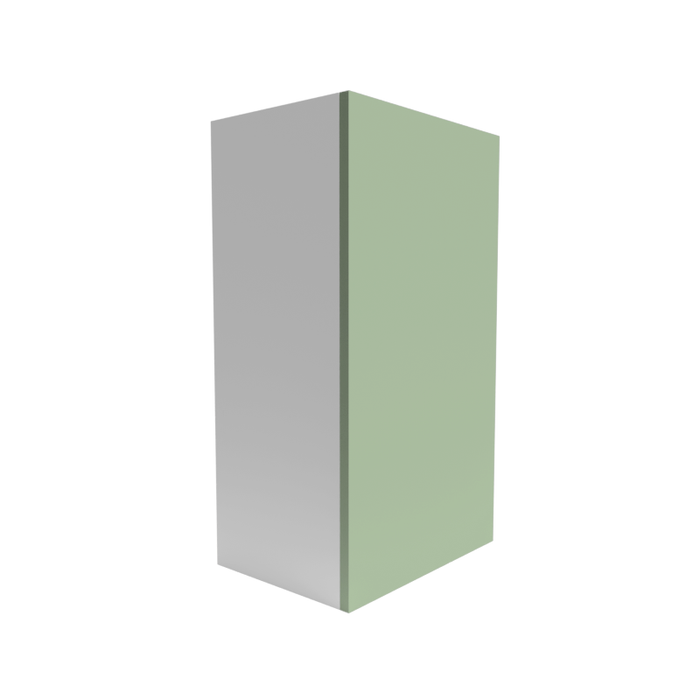 Manhattan Wood Sage Green Wall Cabinet Matte 1
