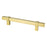 Rivet Rebel Aluminum Modern Brushed Gold Cabinet Pull Modern Brushed Gold 2