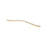 Fluid Zinc Rose Gold Cabinet Pull Rose Gold 1