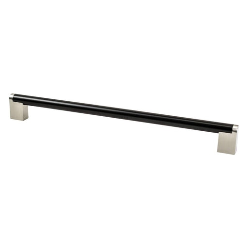 Studio Remix Stainless Steel Matte Black and Brushed Nickel Appliance Pull Matte Black and Brushed Nickel 1