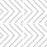 Studio Porcelain Lines White & Grey Tile Matte 6