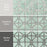 Hudson Porcelain Moonbeam Mint Green Mosaic Glossy 4