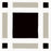 Studio Porcelain Tartan Black & White Tile Matte 11