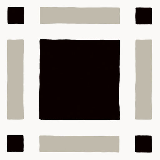 Studio Porcelain Tartan Black & White Tile Matte 11