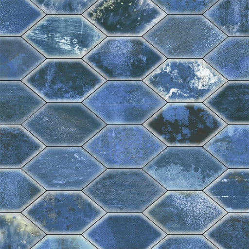 Dorne Porcelain Kayak Blue Tile Satin 1