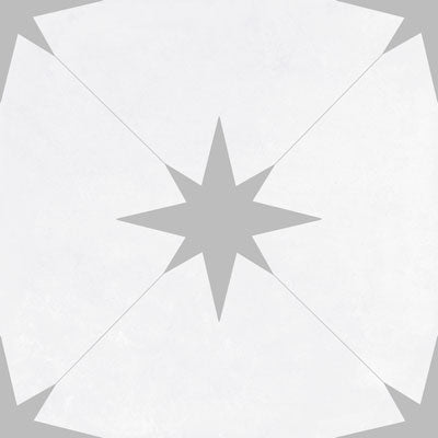 Starburst Porcelain Llevant Grey Tile Matte 1