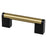 Studio Remix Stainless Steel Modern Brushed Gold and Matte Black Cabinet Pull Modern Brushed Gold / Matte Black 1