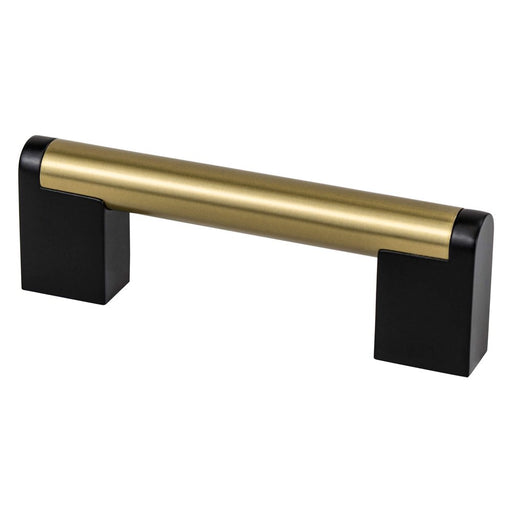 Studio Remix Stainless Steel Modern Brushed Gold and Matte Black Cabinet Pull Modern Brushed Gold / Matte Black 1
