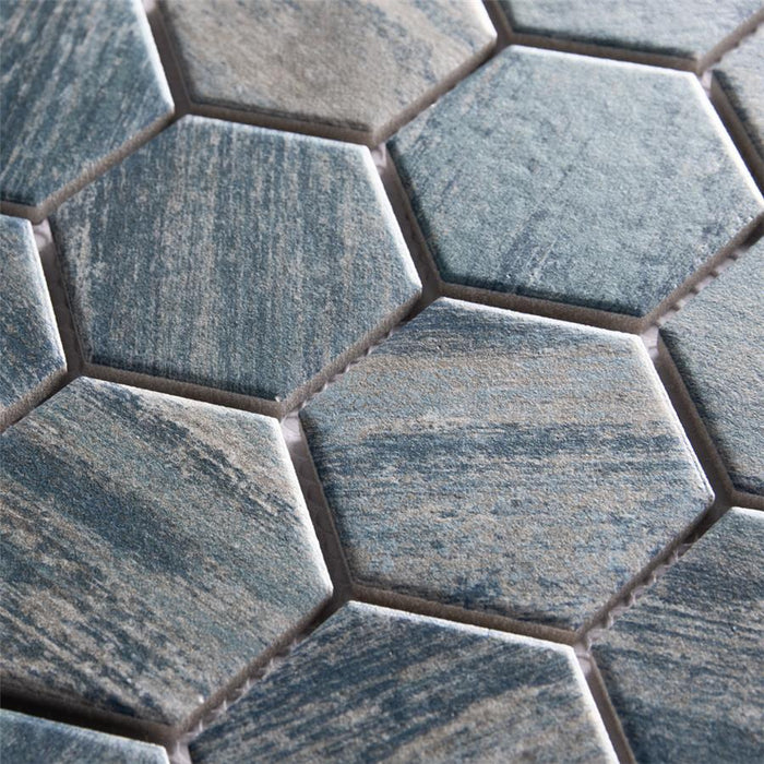 Cassis Porcelain Blue Mosaic Satin 8