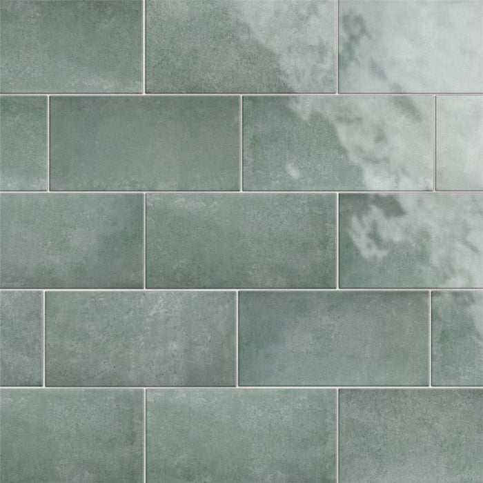 Camden Ceramic Emerald Tile Glossy 1