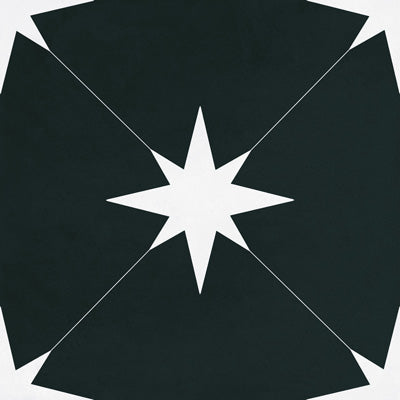 Starburst Porcelain Ponent Black Tile Matte 1