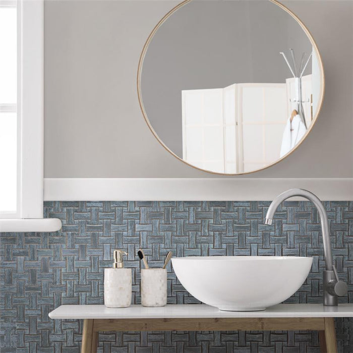 Cassis Porcelain Dog Bone Mosaic Matte 2
