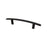 Transitional Advantage One Zinc Matte Black Cabinet Pull Matte Black 1