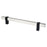 Rivet Rebel Aluminum Brushed Nickel and Matte Black Cabinet Pull Brushed Nickel / Matte Black 3