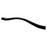 Fluid Zinc Black Cabinet Pull Black 1