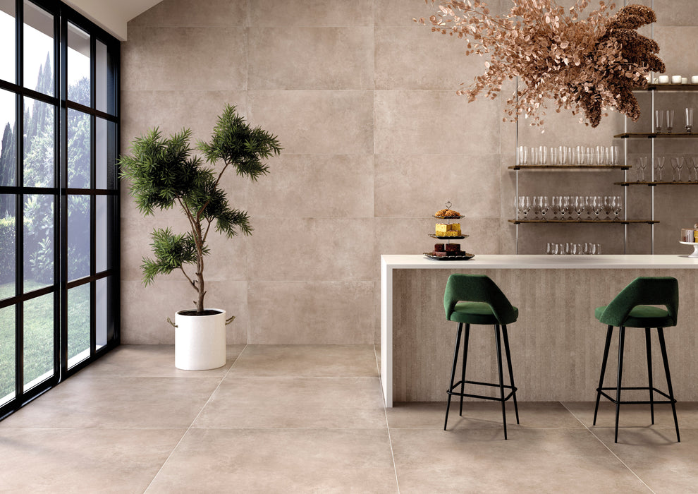Conrad Porcelain Taupe Tile Matte 2