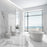 Bernini Porcelain White Marble Tile Polished 2