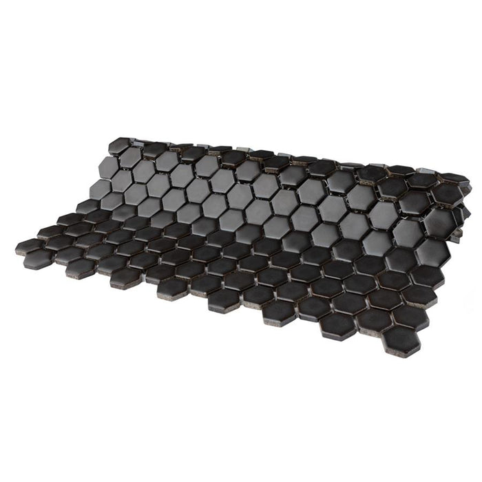 Colmena Porcelain Carbon Mosaic Matte 9
