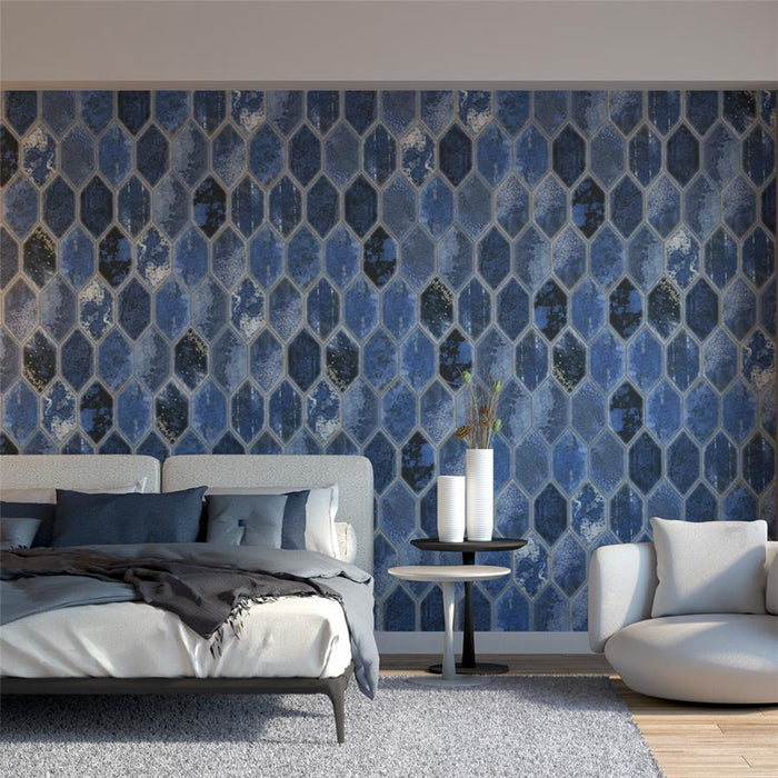 Dorne Porcelain Kayak Blue Tile Satin 2