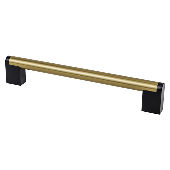 Studio Remix Stainless Steel Modern Brushed Gold and Matte Black Cabinet Pull Modern Brushed Gold / Matte Black 4