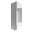 Single Shaker Wood White Oven Cabinet Matte 1