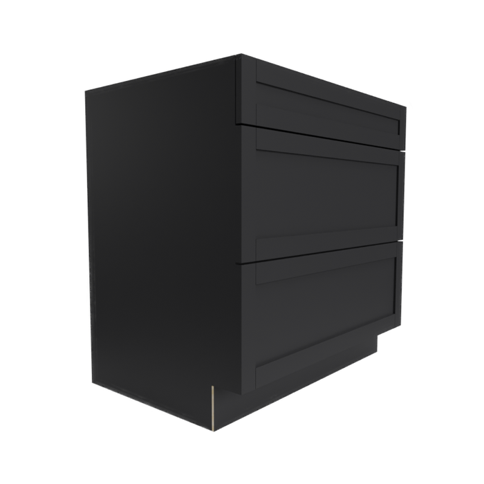 Single Shaker Wood Espresso Base Cabinet Matte 1