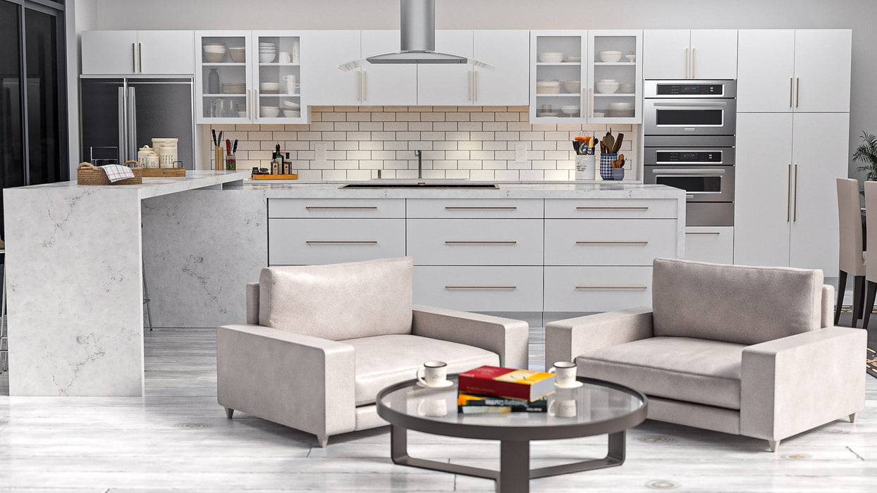 Manhattan Wood White Wall Cabinet Gloss 2