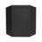Single Shaker Wood Espresso Diagonal Corner Wall Cabinet Matte 1