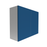 Manhattan Wood Cobalt Blue Wall Cabinet Matte 1