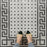 Gotham Porcelain Spiral White w/ Black Dot Mosaic Matte 6