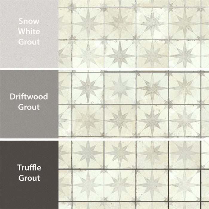 Harmonia Ceramic Kings Star White Tile Matte 5