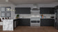 Single Shaker Wood Espresso Corner Blind Base Cabinet Matte 2