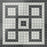 Gotham Porcelain Black and White Corner Mosaic Matte 1
